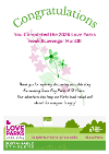 Love Parks Certificate 